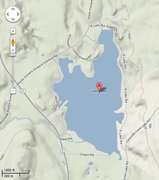 Loon Lake Contour