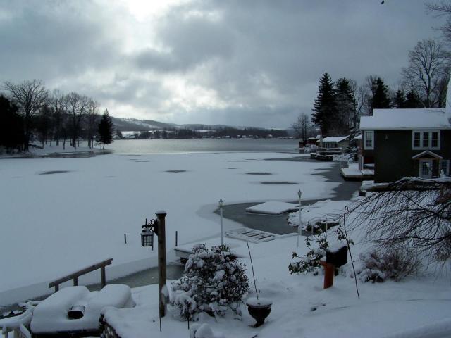 Laf-A-Lot Cove Freezing Over, submitted by Darryl Miller